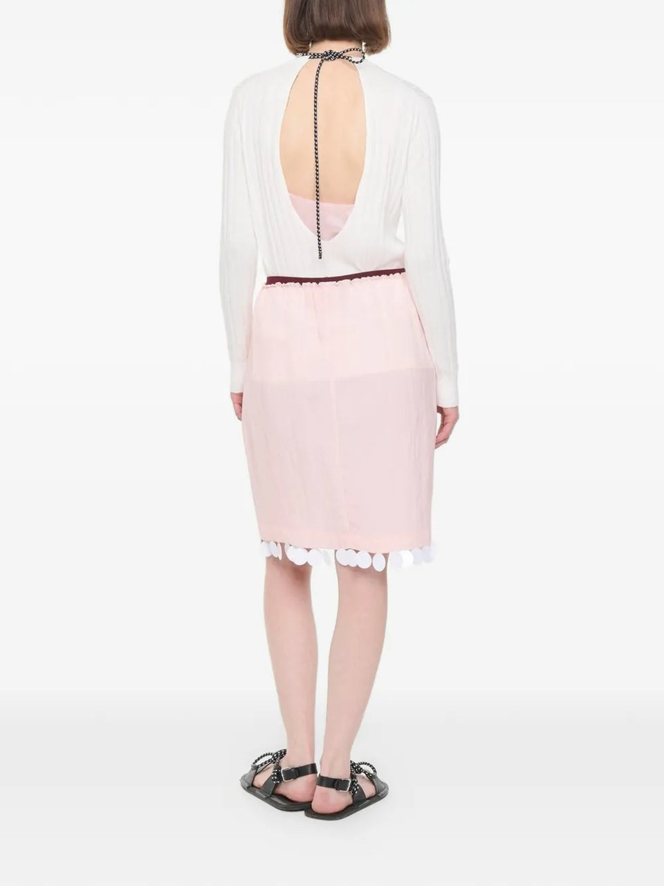 scalloped skirt
