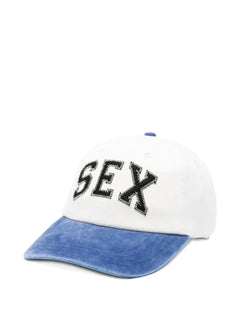 embroidered-detail cap