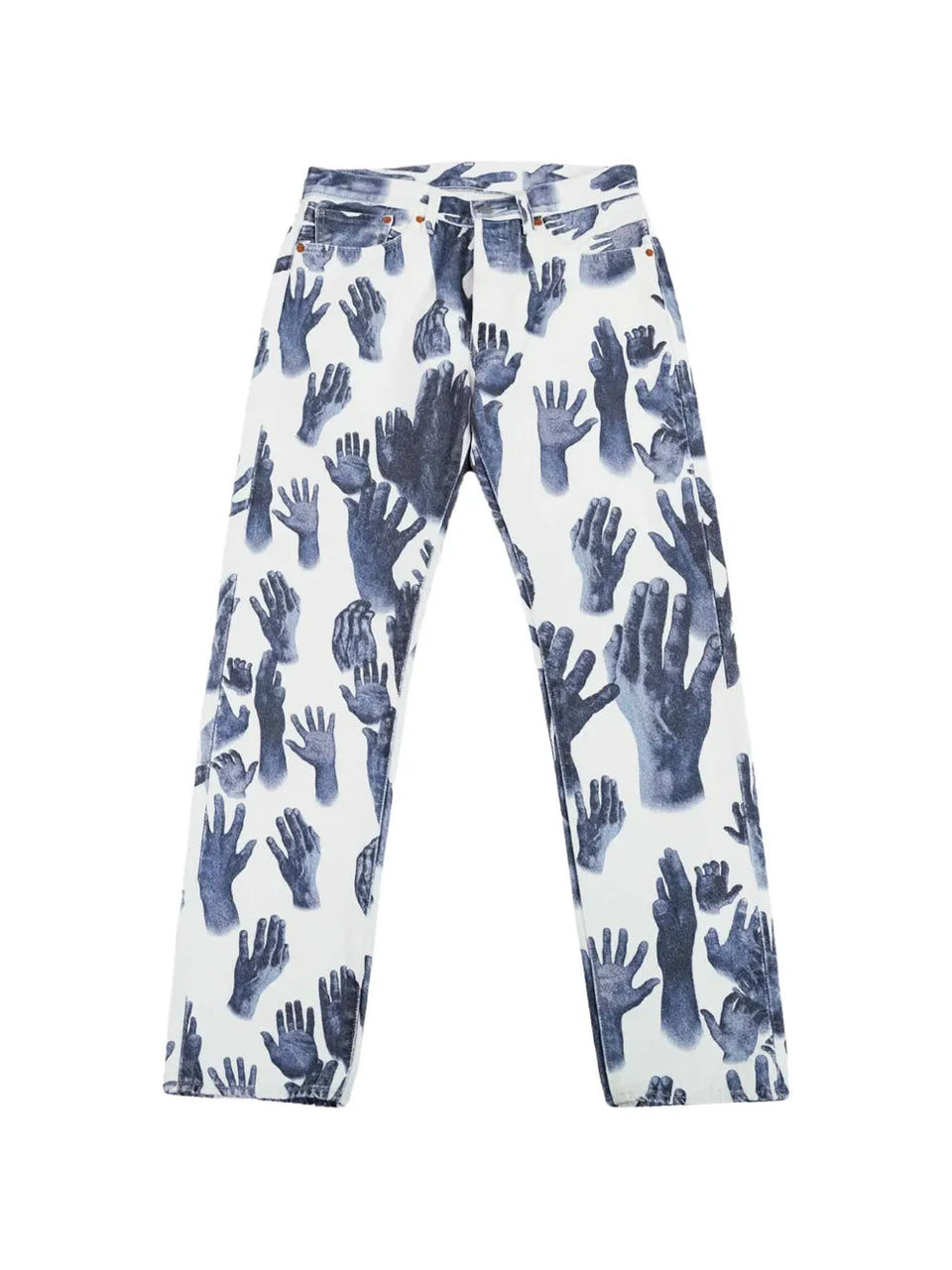 x Levi's 501 hands-print jeans