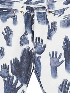 x Levi's 501 hands-print jeans