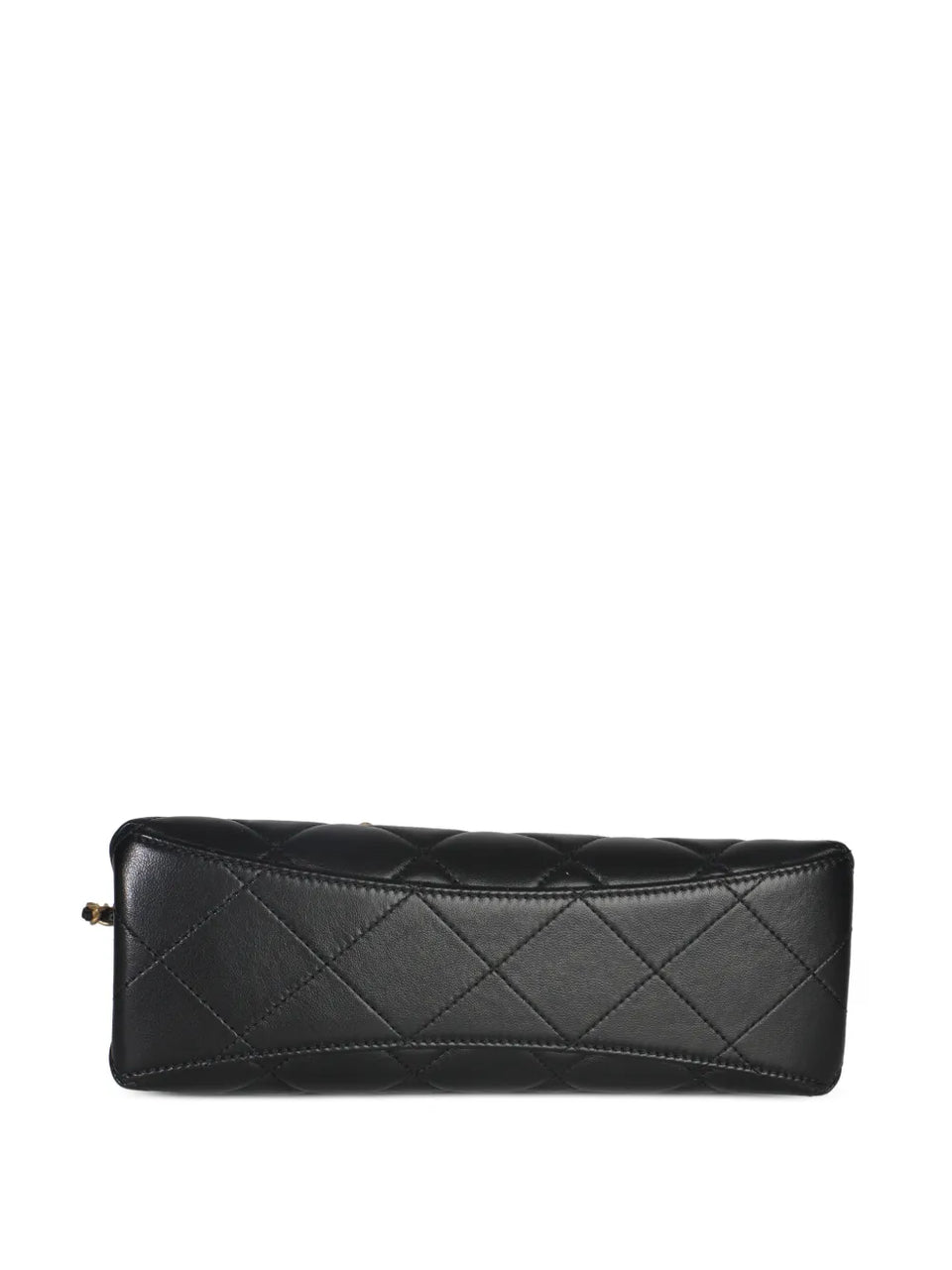 2021-2025 small CC Pearls Bar Handle Shopping quilted bag