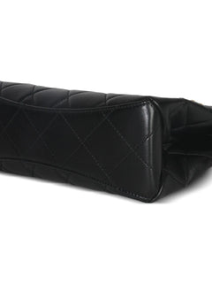 2021-2025 small CC Pearls Bar Handle Shopping quilted bag
