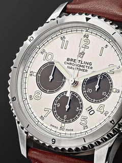 Breitling Navitimer 8 B01 Aviator 'Panda' Chronograph Automatic Limited Edition AB0117 Skeleton Back