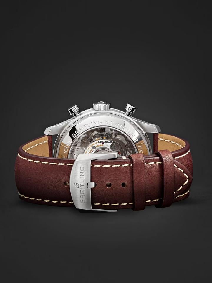 Breitling Navitimer 8 B01 Aviator 'Panda' Chronograph Automatic Limited Edition AB0117 Skeleton Back