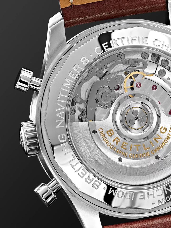 Breitling Navitimer 8 B01 Aviator 'Panda' Chronograph Automatic Limited Edition AB0117 Skeleton Back