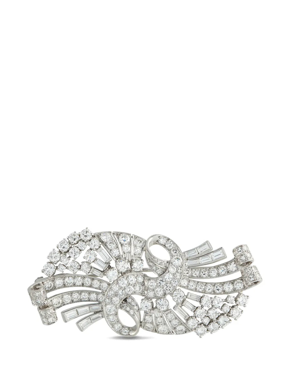 diamond embellished brooch
