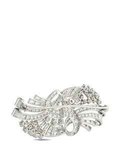 diamond embellished brooch