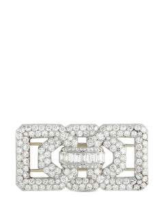 diamond embellished brooch