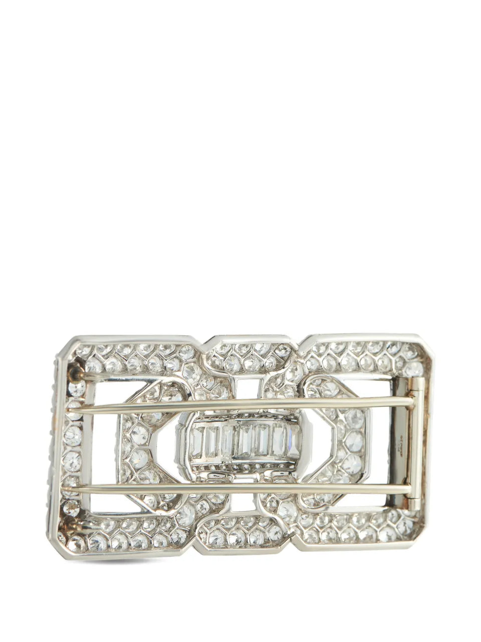 diamond embellished brooch