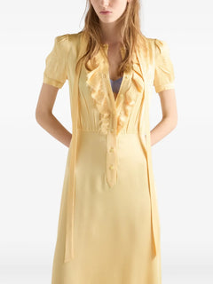 satin crepe dress