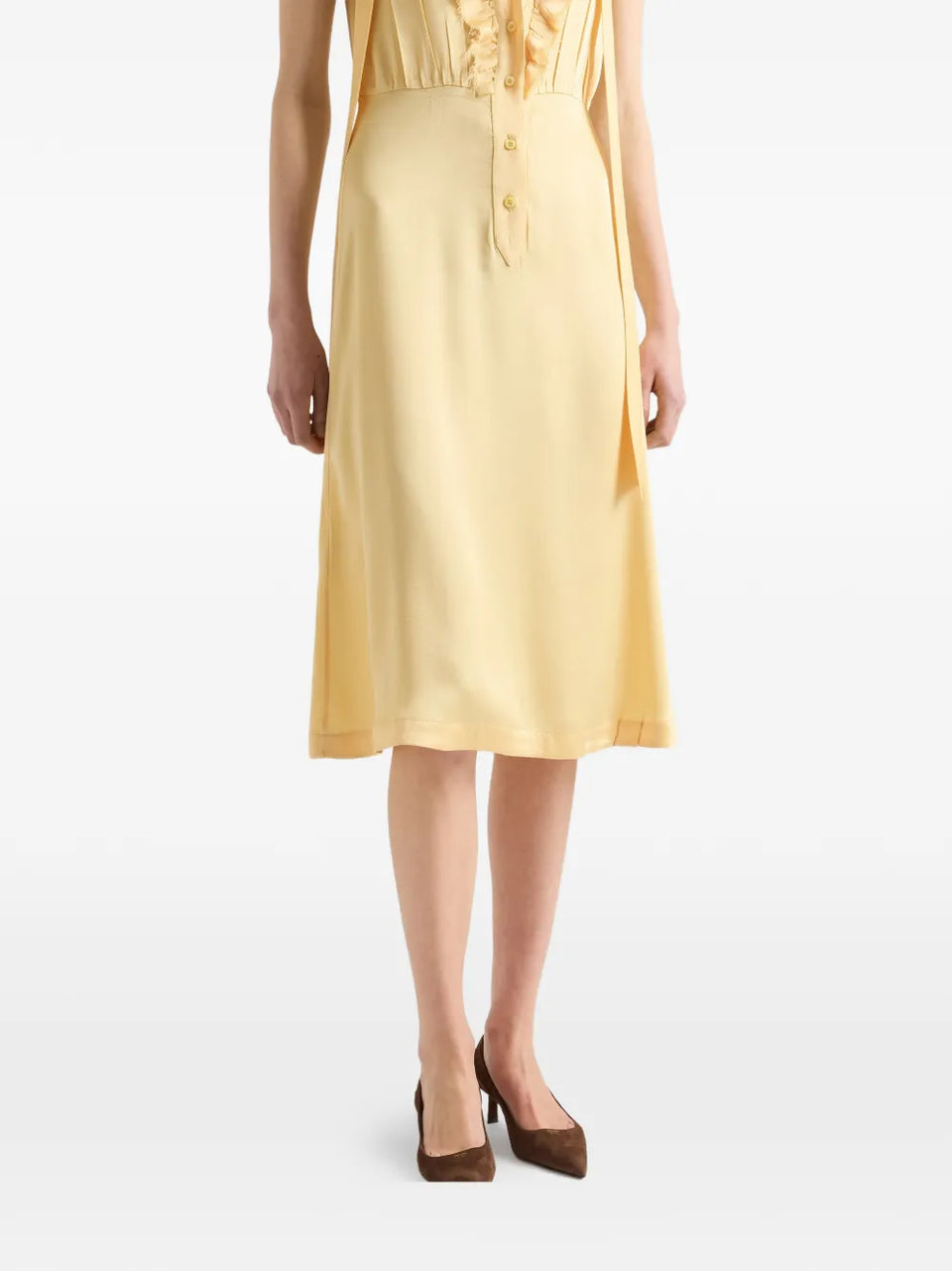 satin crepe dress