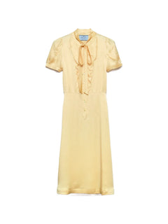 satin crepe dress