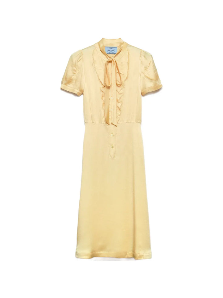 satin crepe dress
