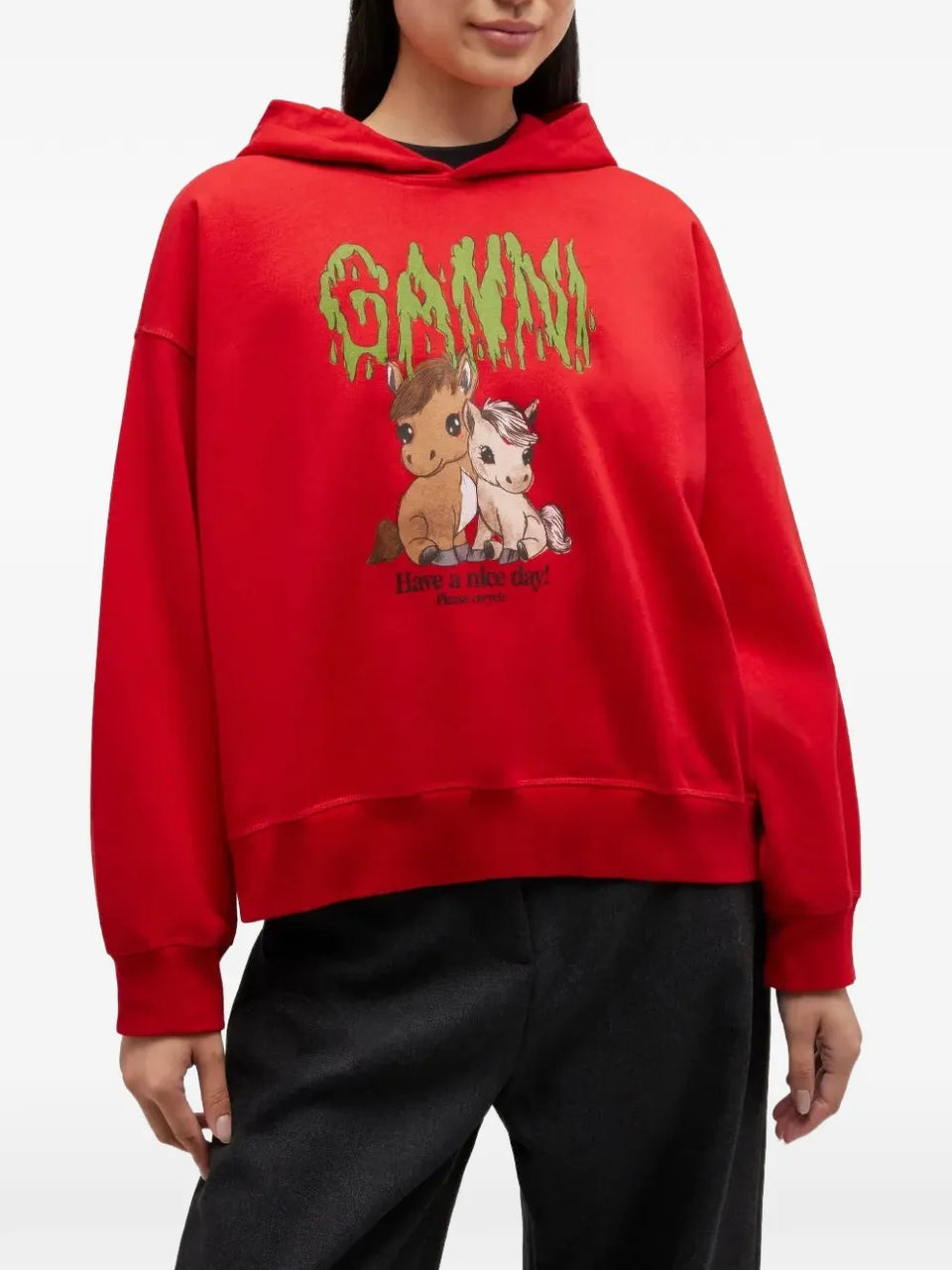 Isoli cropped Hoodie