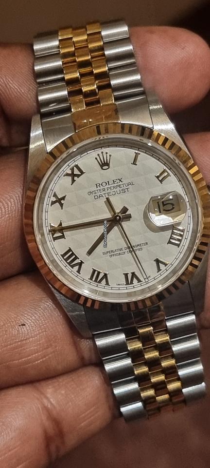 Rolex | Datejust | 16233 | Gold/Steel | 36 mm | Gold/Steel | White | Automatic