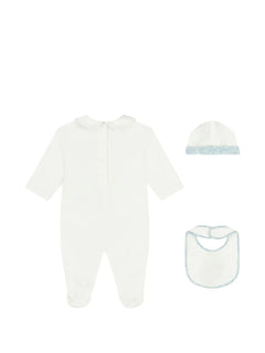 horse-motif babygrow set (set of three)