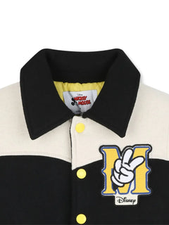 x Mickey Mouse logo-embroidered bomber jacket