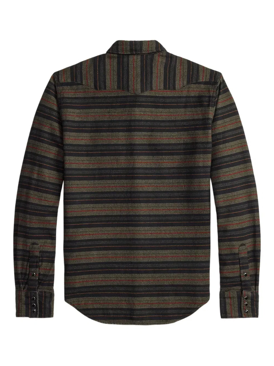 striped long-sleeved shirt