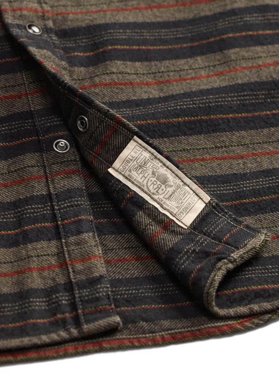 striped long-sleeved shirt