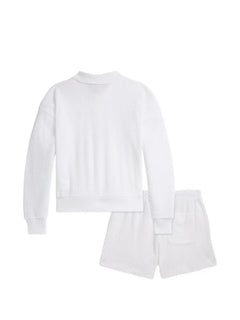 cable-knit shorts set