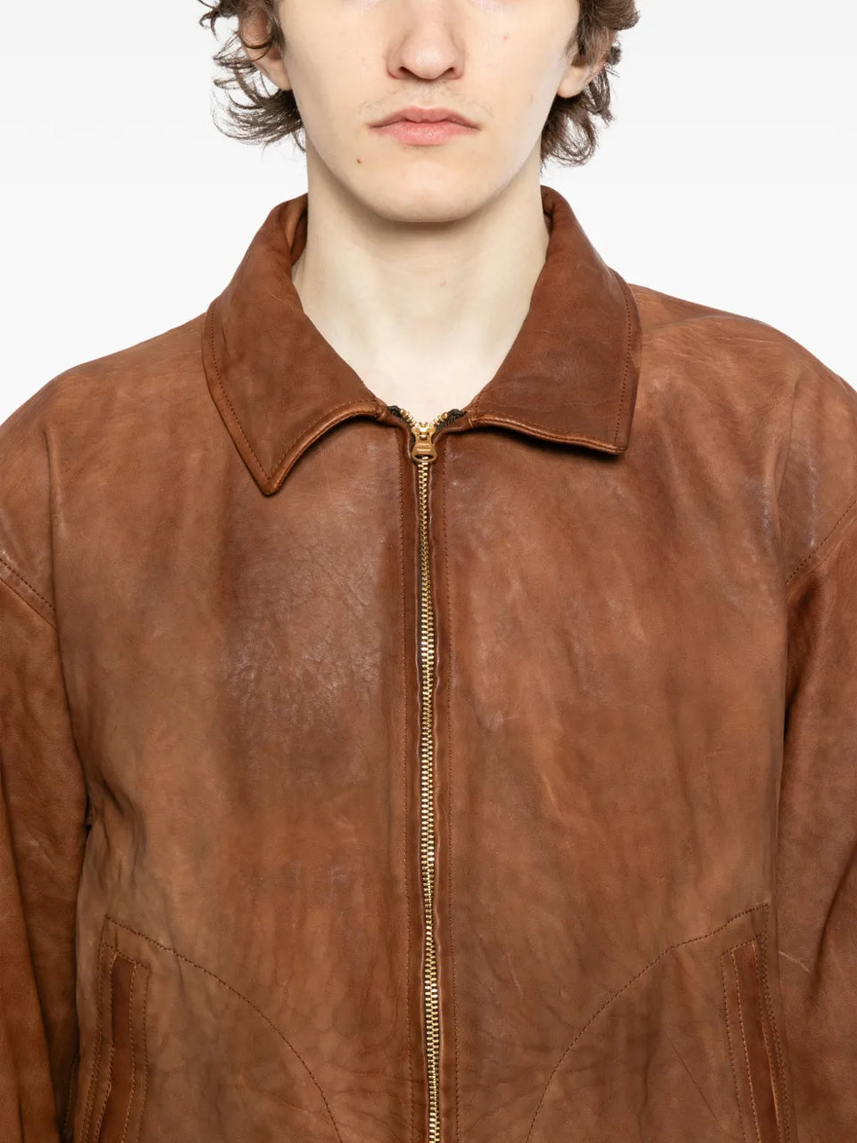 Strato leather jacket
