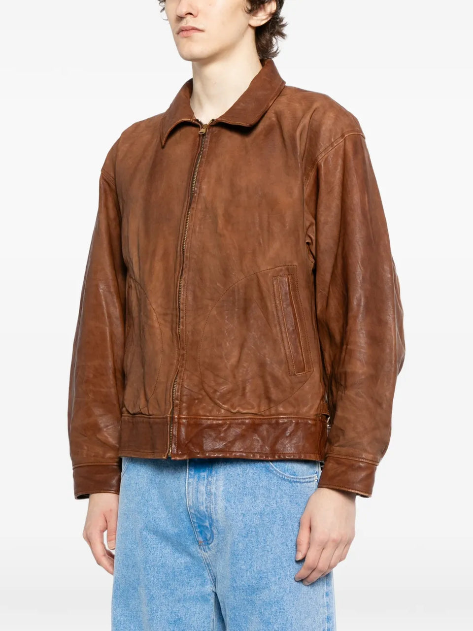 Strato leather jacket