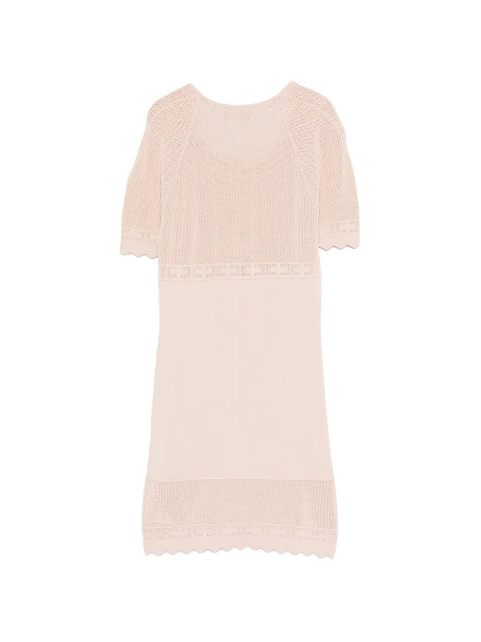 open-knit dress