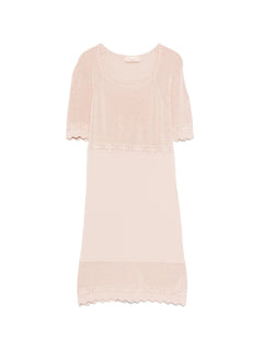 open-knit dress