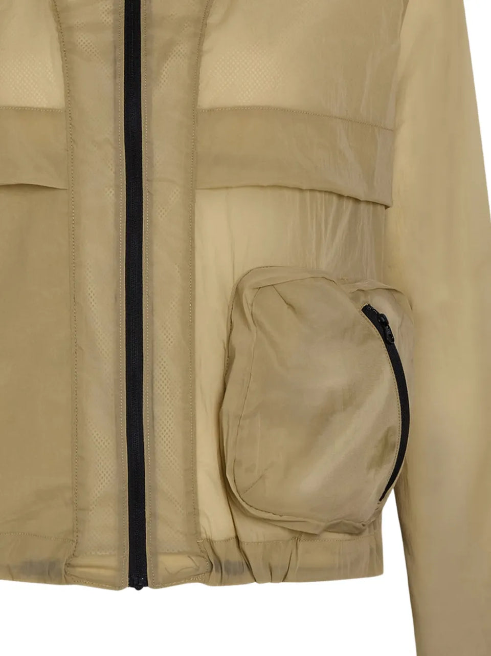 zip-up long-sleeve jacket