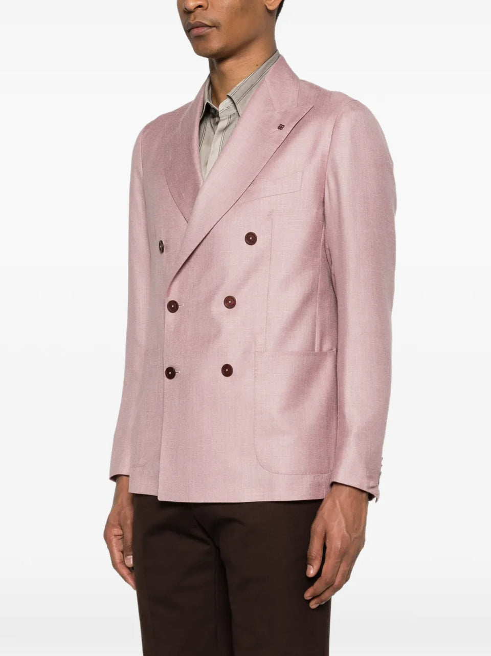 double-breasted pockets blazer