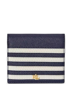 striped wallet