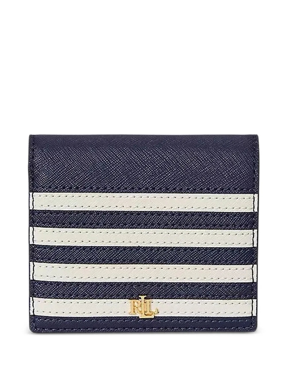 striped wallet