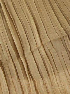 pleated scarf