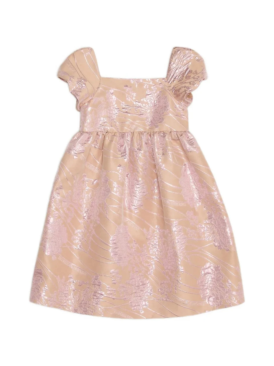 ruffled floral dress