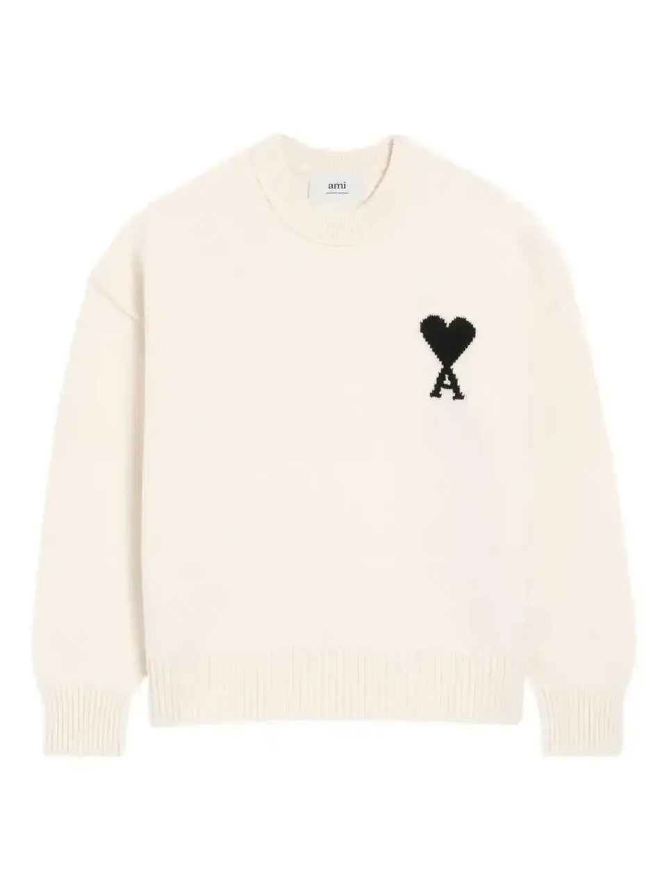 Ami De Coeur crew-neck wool sweater