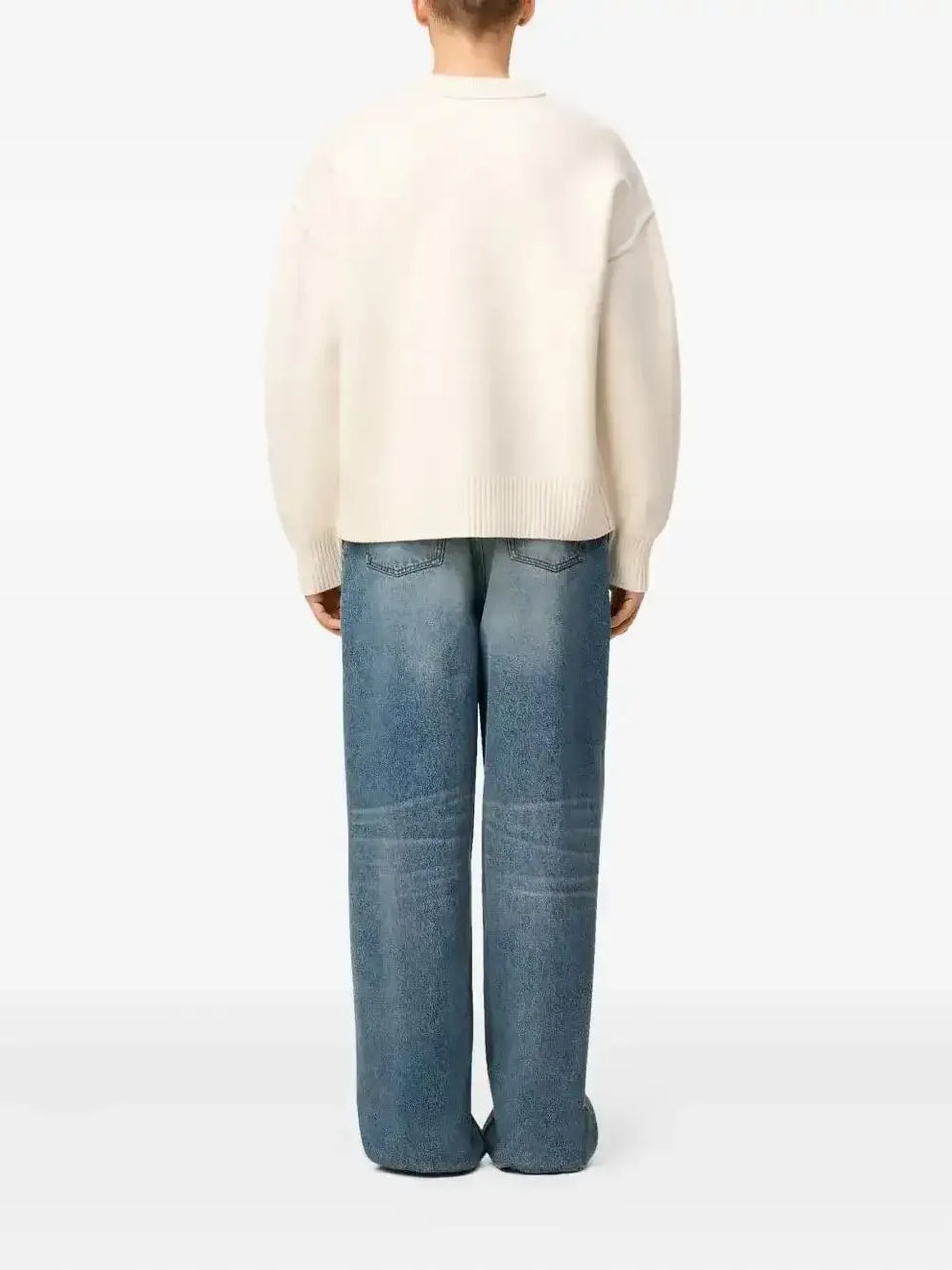 Ami De Coeur crew-neck wool sweater