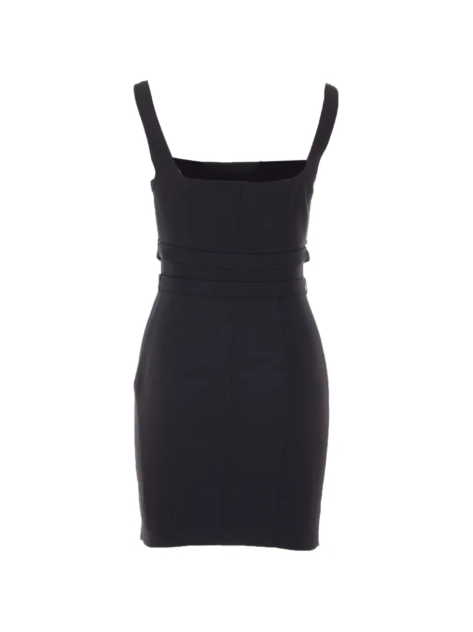 belt boat neck dress