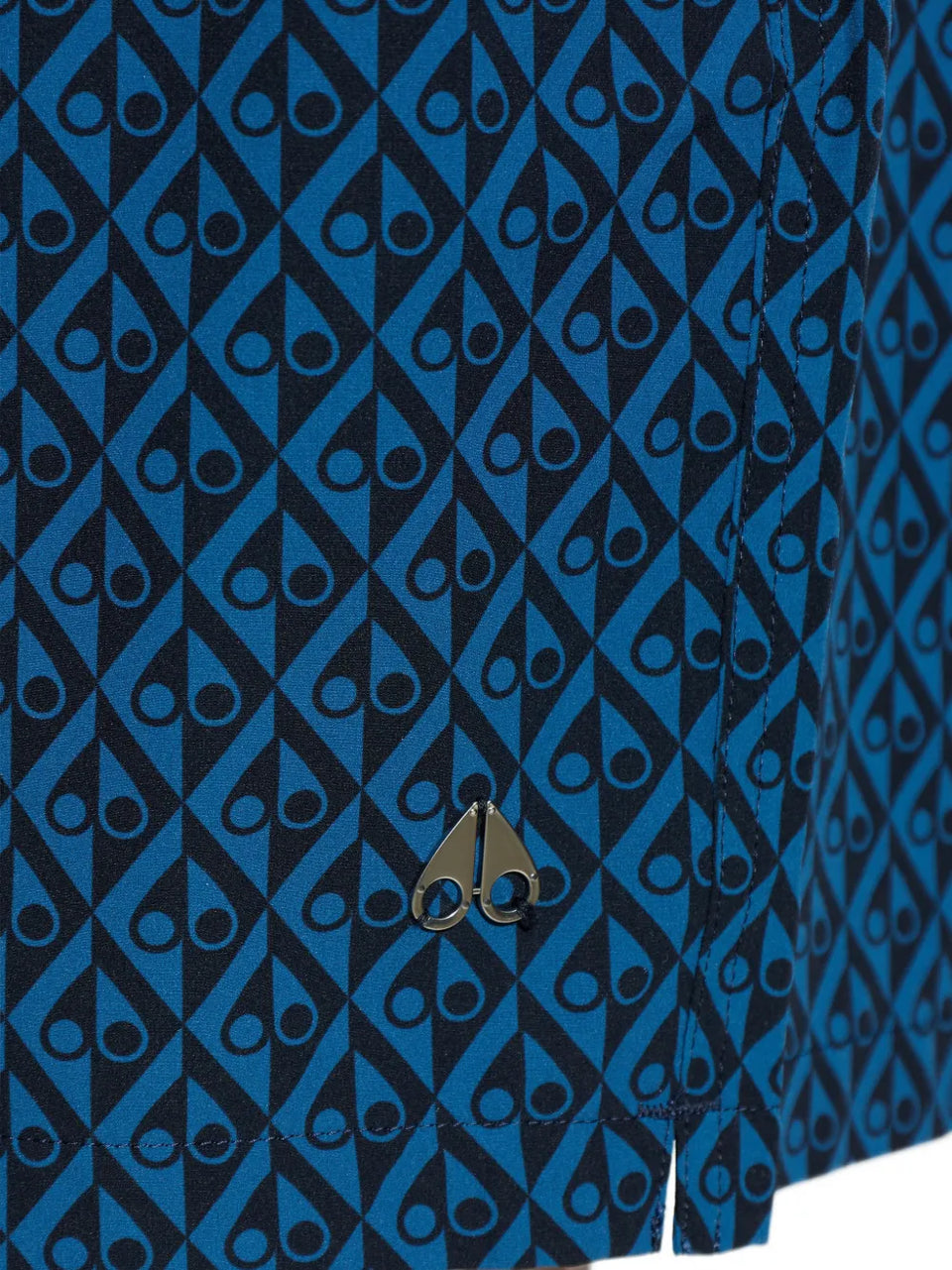 patterned swim shorts