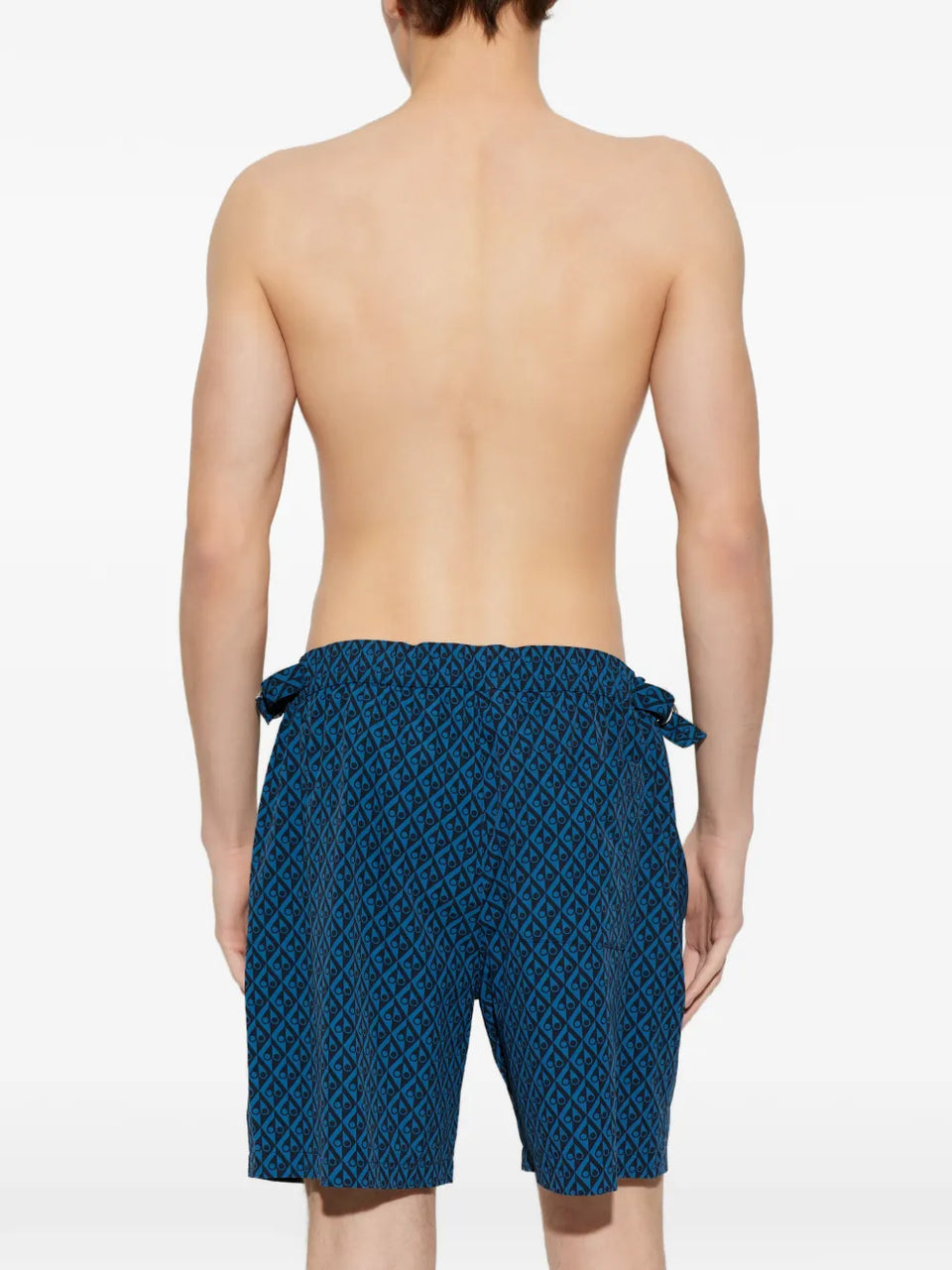 patterned swim shorts