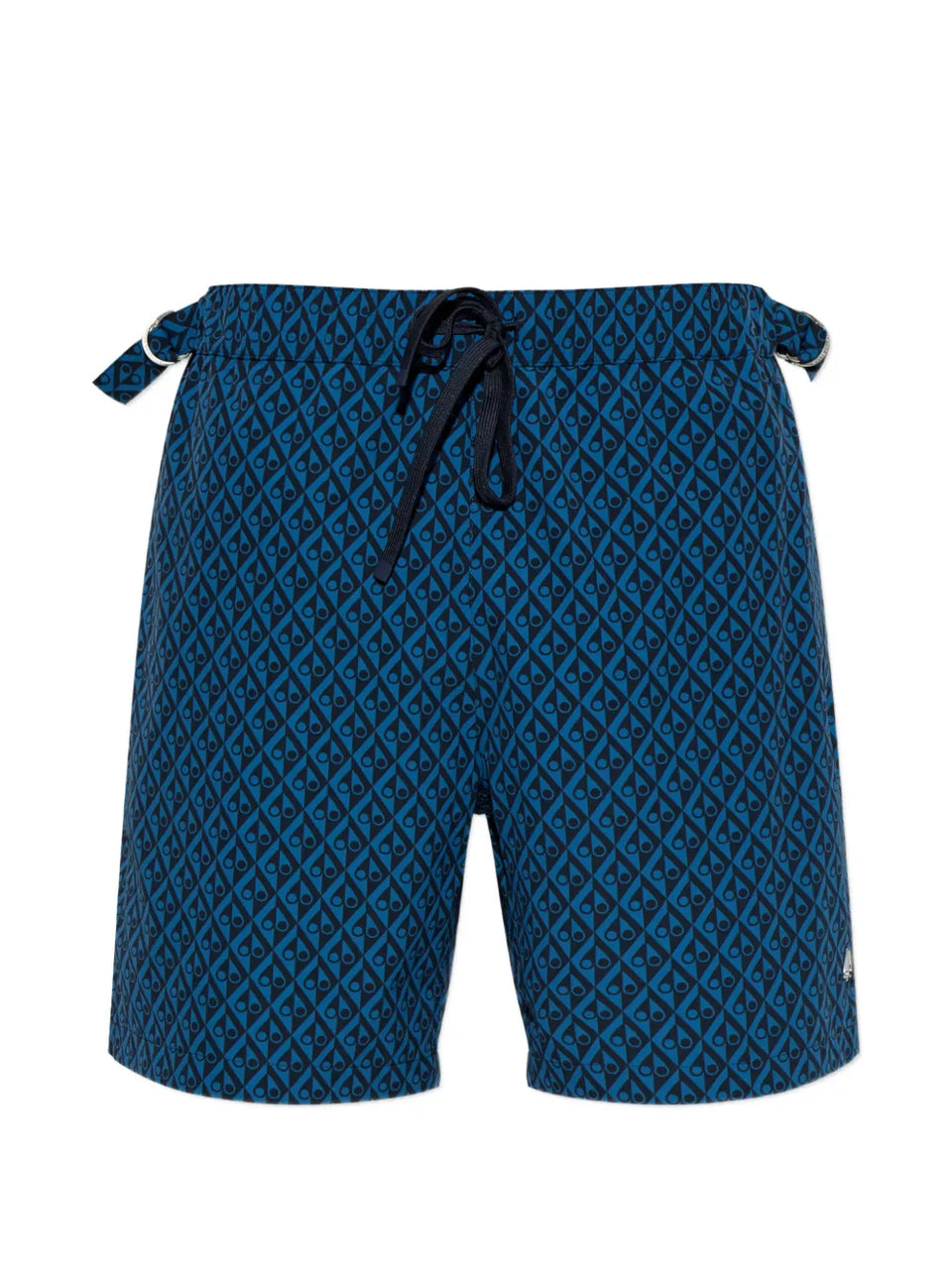 patterned swim shorts