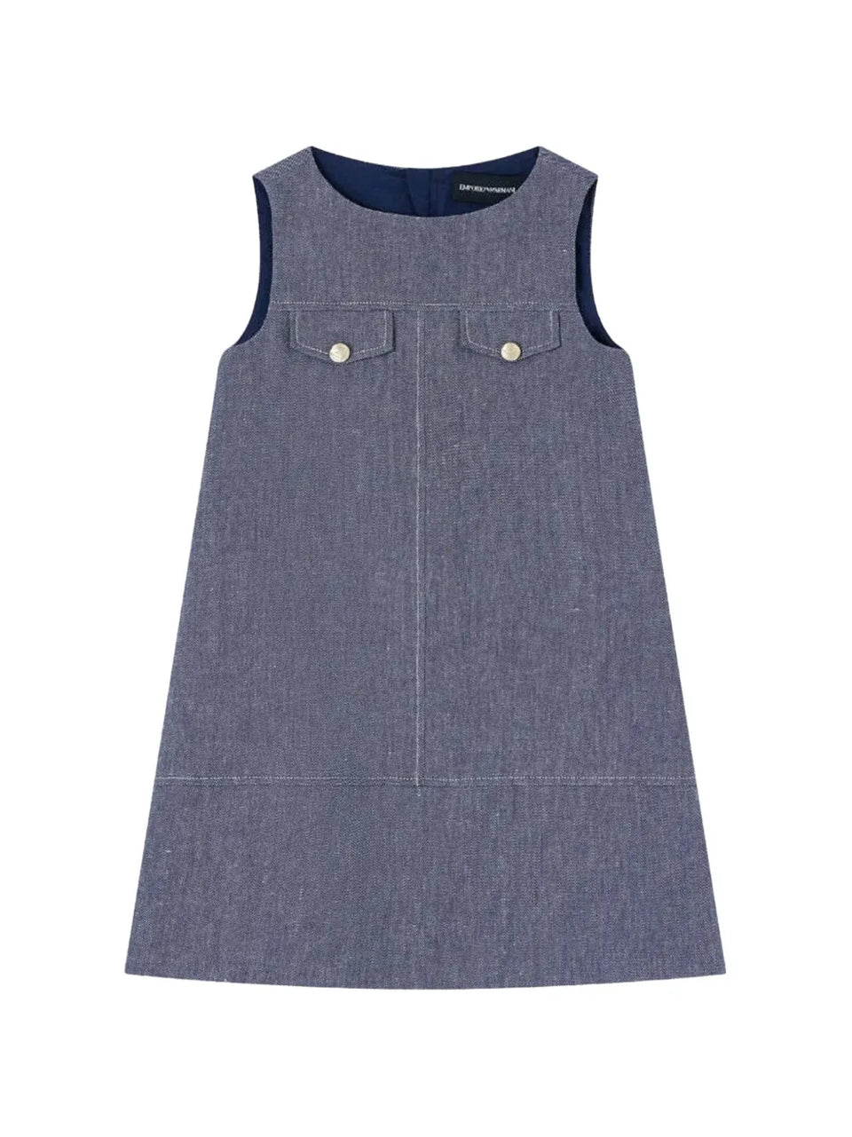 chest-pocket A-line dress