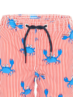 crab striped boxer shorts