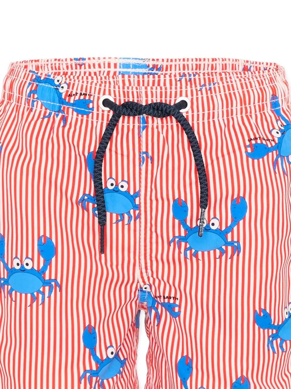 crab striped boxer shorts