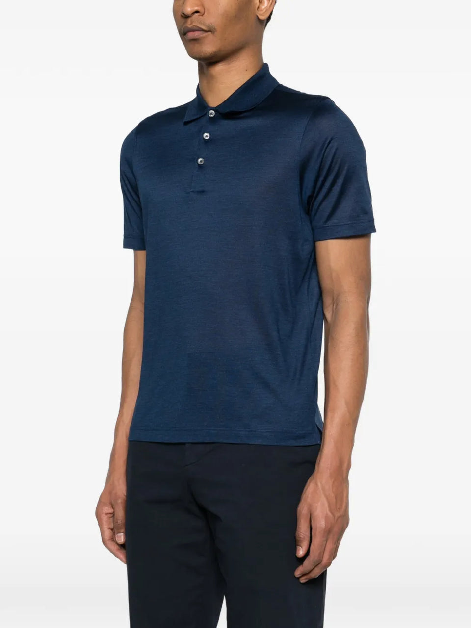 Silk Polo Shirt