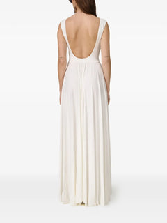draped maxi dress