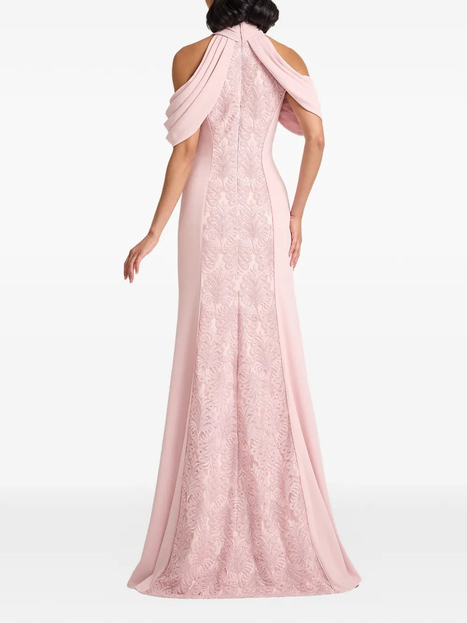 floral halterneck dress