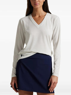 long-sleeve V-neck T-Shirt