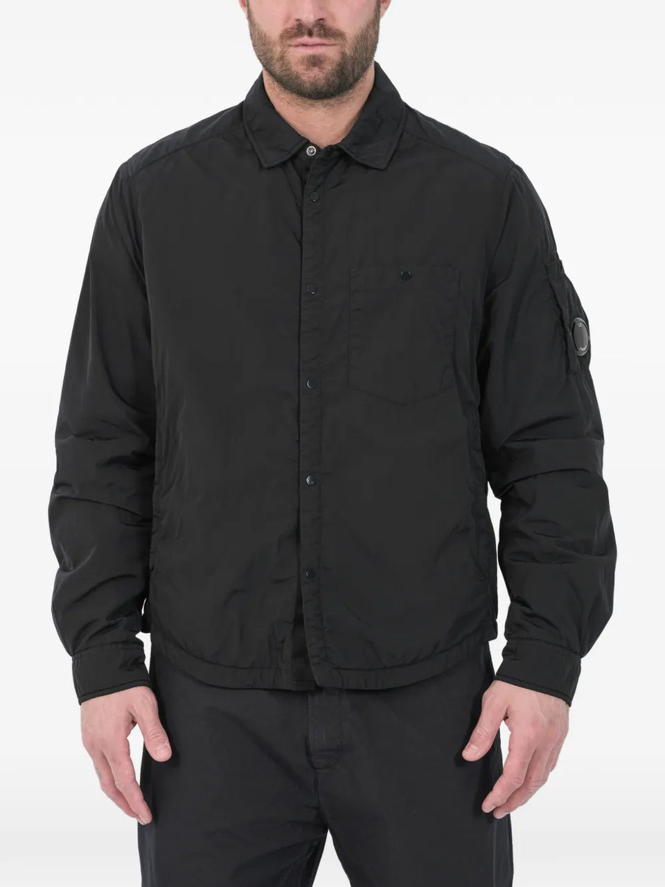 patch-pocket shirt jacket