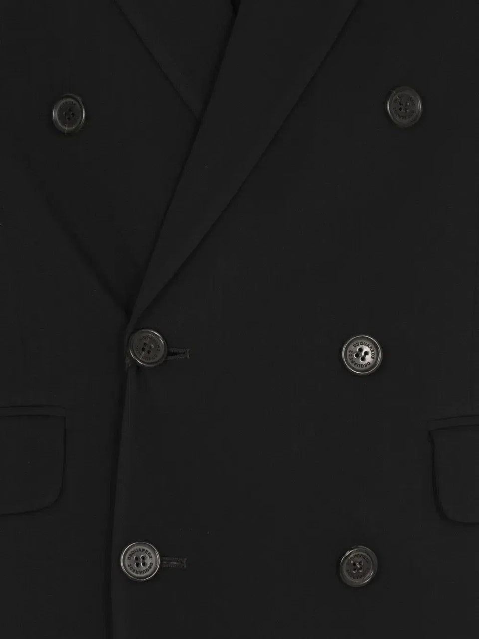 double-breasted peak-lapel suit
