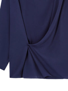 draped twisted shirt